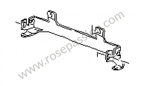 P47500 - Bracadeira para Porsche 993 / 911 Carrera • 1995 • 993 carrera 2 • Cabrio • Caixa manual 6 velocidades