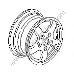 P47820 - Disc wheel for Porsche 964 / 911 Carrera 2/4 • 1993 • 964 carrera 2 • Coupe • Automatic gearbox