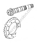 P4893 - RING GEAR AND PINION SHAFT XXXに対応 Porsche 944 • 1991 • 944 turbo • Coupe