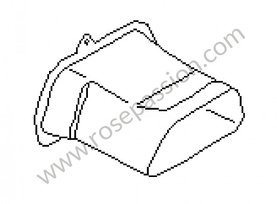 P50033 - Canal de ar para Porsche Boxster / 986 • 2003 • Boxster s 3.2 • Cabrio • Caixa manual 6 velocidades