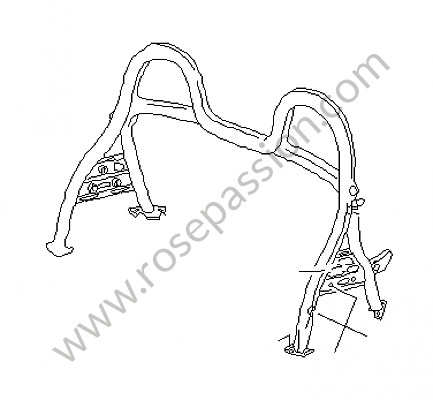P50038 - Roll-over bar for Porsche Boxster / 986 • 2002 • Boxster s 3.2 • Cabrio • Automatic gearbox