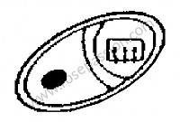 P50225 - Interrupteur de touche noir mat chauffage lunette AR rétroviseur extérieur pour Porsche Boxster / 986 • 2002 • Boxster s 3.2 • Cabrio • Boite manuelle 6 vitesses