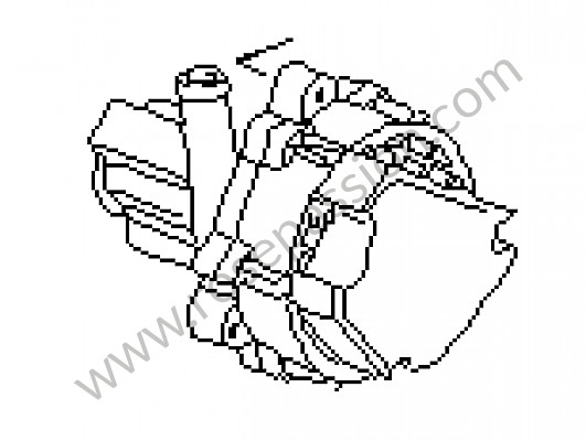 P50262 - Luchtpomp voor Porsche Boxster / 986 • 1998 • Boxster 2.5 • Cabrio • Manuele bak 5 versnellingen