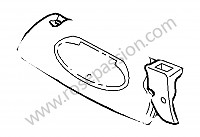 P50702 - Sun visor for Porsche Boxster / 986 • 2004 • Boxster 2.7 • Cabrio • Manual gearbox, 5 speed
