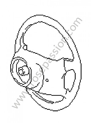 P51565 - Lenkrad für Porsche Boxster / 986 • 2000 • Boxster 2.7 • Cabrio • 5-gang-handschaltgetriebe