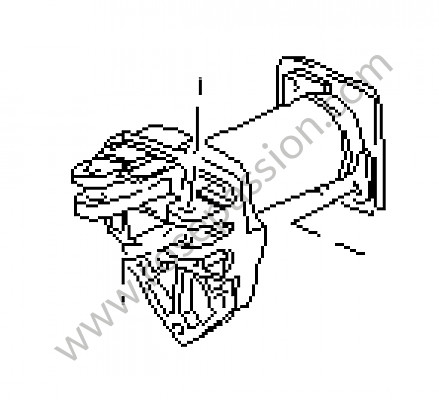 P51830 - Bearing bracket for Porsche 993 / 911 Carrera • 1994 • 993 carrera 2 • Coupe • Manual gearbox, 6 speed