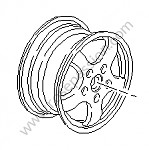 P51890 - Cerchio in lega leggera per Porsche 968 • 1995 • 968 cs • Coupe • Cambio manuale 6 marce