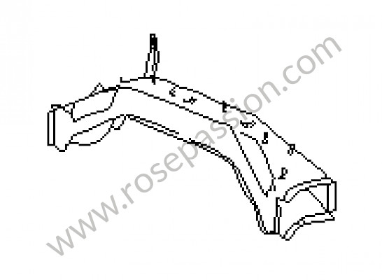 P52193 - Support transv. pont AR pour Porsche 993 / 911 Carrera • 1994 • 993 carrera 2 • Cabrio • Boite manuelle 6 vitesses