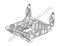 P52933 - Cadre de siège pour Porsche 944 • 1987 • 944 2.5 • Coupe • Boite auto