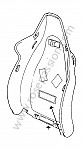 P53247 - Concha das costas do banco para Porsche 993 / 911 Carrera • 1995 • 993 carrera 2 • Coupe • Caixa manual 6 velocidades