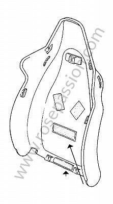 P53247 - Lehnenschale für Porsche 993 Turbo • 1995 • 993 turbo • Coupe • 6-gang-handschaltgetriebe