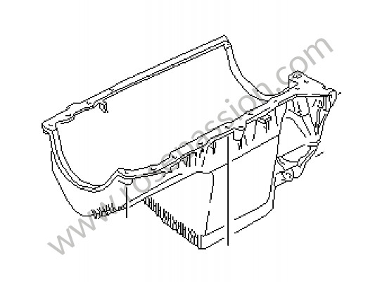 P5386 - Oil pan for Porsche 924 • 1979 • 924 2.0 • Coupe • Manual gearbox, 4 speed