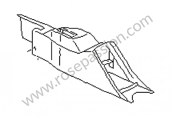 P54231 - Console centrale pour Porsche 964 / 911 Carrera 2/4 • 1990 • 964 carrera 2 • Targa • Boite auto