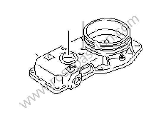 P5481 - Misuratore portata aria per Porsche 924 • 1982 • 924 2.0 • Coupe • Cambio manuale 5 marce