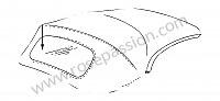 P554672 - VERDECKBEZUG 356 SPEEDSTER ORIGINALSCHWARZ (ANDERE FARBE AUF ANFRAGE) für Porsche 356 pré-a • 1954 • 1500 s (528 / 2) • Speedster pré a • 4-gang-handschaltgetriebe