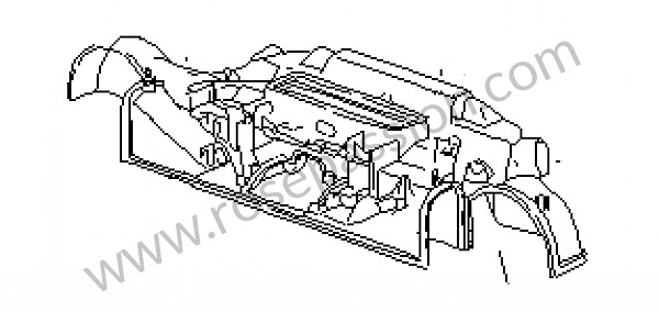 P55658 - Carcasa para Porsche 993 / 911 Carrera • 1995 • 993 carrera 4 • Cabrio • Caja manual de 6 velocidades