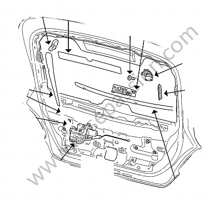 P562530 - TAILGATE for Porsche Panamera / 970 • 2012 • Panamera 4 gts • Pdk gearbox