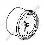 P56263 - Reloj para Porsche 993 / 911 Carrera • 1995 • 993 rs • Coupe • Caja manual de 6 velocidades