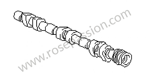 P56808 - Camshaft for Porsche 996 Turbo / 996T / 911 Turbo / GT2 • 2003 • 996 turbo • Coupe • Manual gearbox, 6 speed