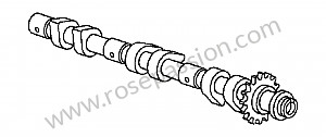 Rocker cover / camshaft / rocker arm / rocker arm shaft for Porsche Boxster / 986 • 2000 • Boxster 2.7 • Cabrio • Automatic gearbox
