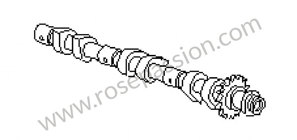 P56876 - Camshaft for Porsche 996 / 911 Carrera • 2000 • 996 carrera 4 • Coupe • Automatic gearbox