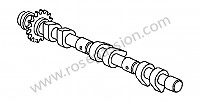 P56880 - Camshaft for Porsche Boxster / 986 • 1998 • Boxster 2.5 • Cabrio • Manual gearbox, 5 speed