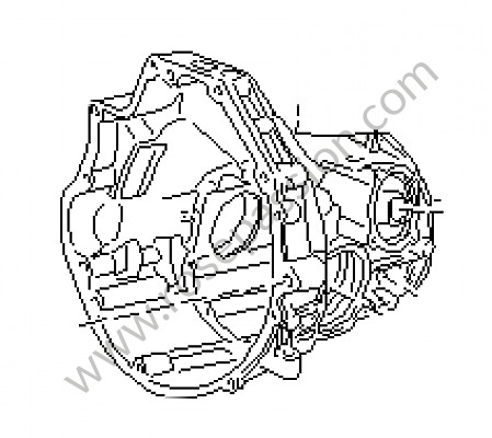 P5753 - Final-drive housing for Porsche 924 • 1982 • 924 2.0 • Coupe • Automatic gearbox