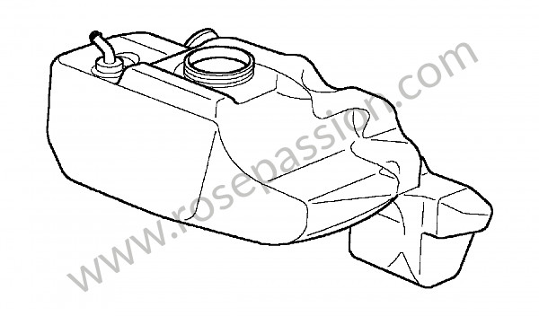 P57703 - Fuel tank for Porsche 996 / 911 Carrera • 2002 • 996 carrera 4 • Targa • Automatic gearbox