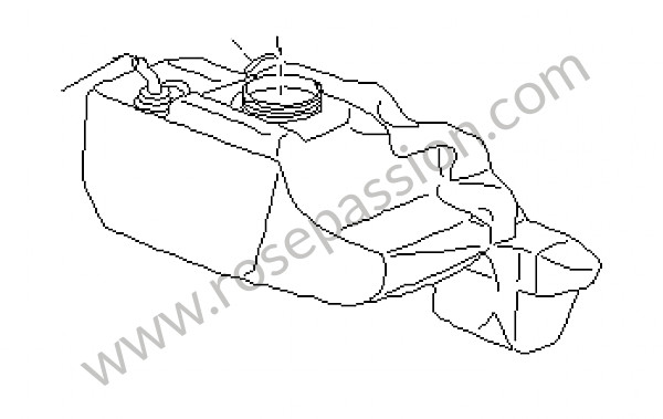 P57703 - Kraftstoffbehaelter für Porsche 996 Turbo / 996T / 911 Turbo / GT2 • 2004 • 996 turbo • Cabrio • Automatikgetriebe