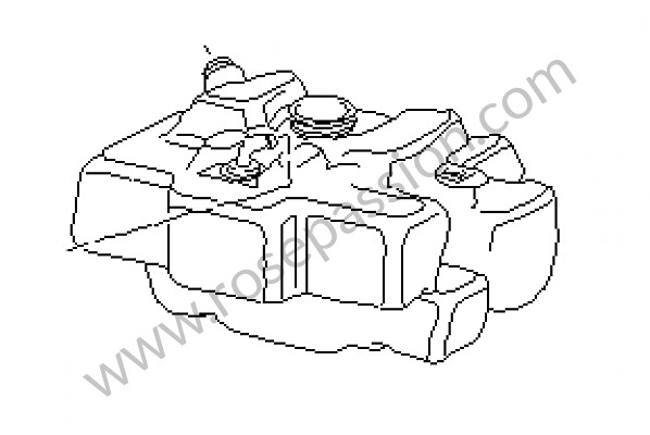 P57704 - Kraftstoffbehaelter für Porsche Boxster / 986 • 1997 • Boxster 2.5 • Cabrio • Automatikgetriebe