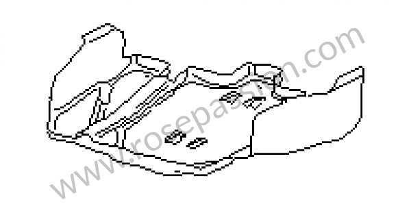 P57761 - Proteccion inferior para Porsche Boxster / 986 • 2004 • Boxster s 3.2 • Cabrio • Caja auto