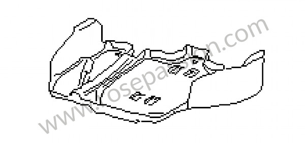 P57761 - Protezione sottoscocca per Porsche 996 / 911 Carrera • 2002 • 996 carrera 2 • Cabrio • Cambio manuale 6 marce
