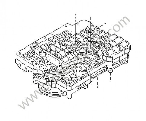P58023 - Placa de identificação do dispositivo de manobra tampa da caixa de velocidades cuidado para usar até 1060 050 002 4966 para Porsche 996 / 911 Carrera • 2000 • 996 carrera 4 • Cabrio • Caixa automática