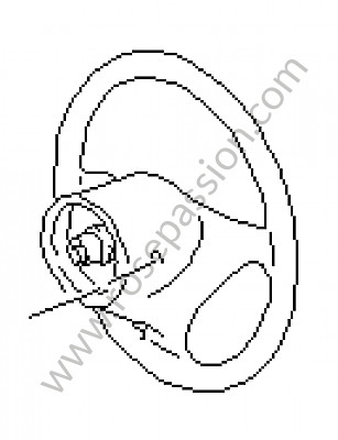 P58360 - Steering wheel for Porsche 996 / 911 Carrera • 2000 • 996 carrera 2 • Coupe • Manual gearbox, 6 speed