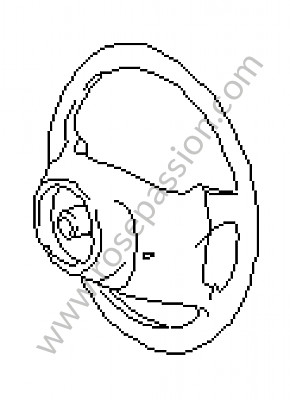 P58444 - Airbag steering wheel for Porsche 996 / 911 Carrera • 2000 • 996 carrera 4 • Cabrio • Manual gearbox, 6 speed