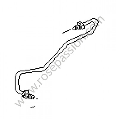 P58819 - Tubazione del freno per Porsche Boxster / 986 • 2000 • Boxster 2.7 • Cabrio • Cambio manuale 5 marce