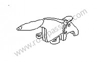 P59292 - Alavanca do travao de mao para Porsche Boxster / 986 • 2002 • Boxster s 3.2 • Cabrio • Caixa automática