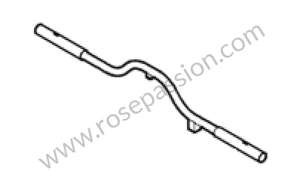 P59685 - Tube pour Porsche 997-1 / 911 Carrera • 2008 • 997 c4s • Targa • Boite auto