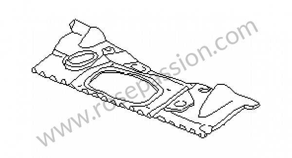 P59746 - Pared transversal para Porsche Boxster / 986 • 2000 • Boxster s 3.2 • Cabrio • Caja auto