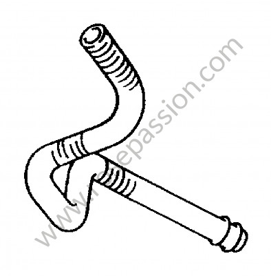 P59994 - Water drain tube for Porsche 996 GT3 / GT3-1 • 2000 • 996 gt3 • Coupe • Manual gearbox, 6 speed