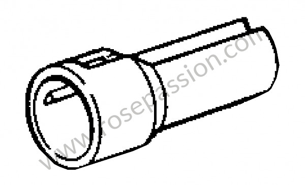P6112 - Connector housing for Porsche 944 • 1987 • 944 2.5 • Coupe • Automatic gearbox