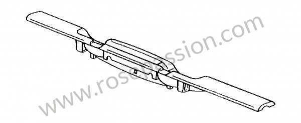 P61658 - Lining for Porsche 996 / 911 Carrera • 2003 • 996 carrera 4 • Targa • Automatic gearbox