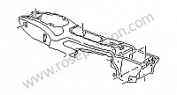 P62534 - Consola central para Porsche 996 / 911 Carrera • 1998 • 996 carrera 2 • Cabrio • Caja auto