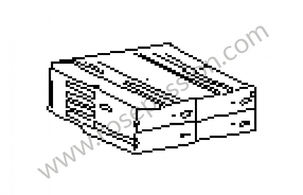 P62993 - Cassette box for Porsche Boxster / 986 • 2000 • Boxster s 3.2 • Cabrio • Manual gearbox, 6 speed