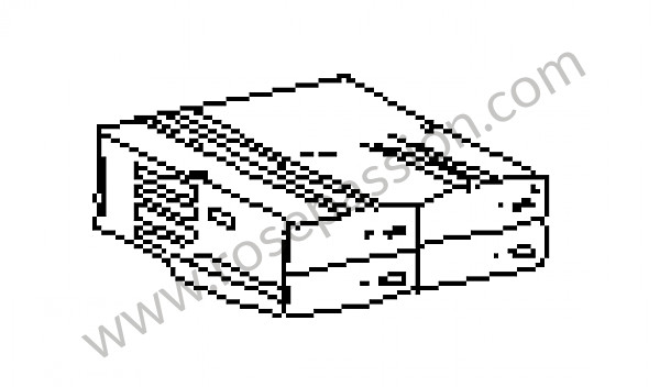P62993 - Kassettenbox für Porsche 996 / 911 Carrera • 2002 • 996 carrera 2 • Targa • Automatikgetriebe