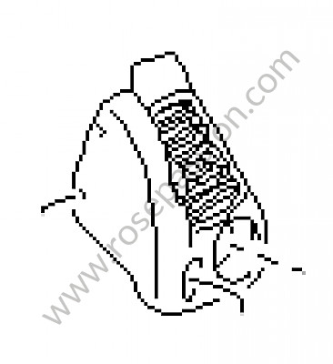 P63324 - Bico lateral de ventil. para Porsche 996 Turbo / 996T / 911 Turbo / GT2 • 2001 • 996 turbo • Coupe • Caixa automática