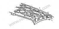 P64971 - Marco de techo para Porsche 996 / 911 Carrera • 2002 • 996 carrera 2 • Cabrio • Caja manual de 6 velocidades