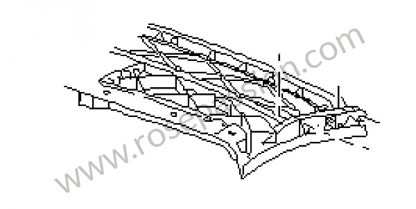 P64971 - Kader opbouw voor Porsche 996 / 911 Carrera • 2001 • 996 carrera 4 • Cabrio • Manuele bak 6 versnellingen