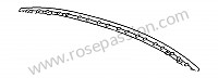 P65010 - Friso de retencao para Porsche 997-2 / 911 Carrera • 2009 • 997 c4s • Cabrio • Caixa pdk