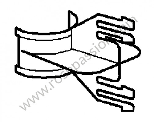 P65447 - Kabelhalter für Porsche 997-1 / 911 Carrera • 2008 • 997 c2 • Coupe • Automatikgetriebe